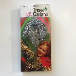 Vintage Christmas Foil Garland Decoration